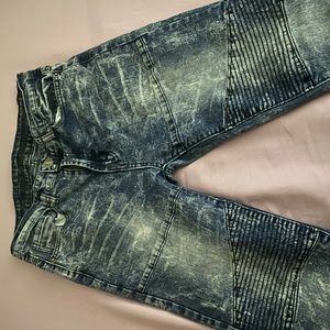 The pants are not Damaged or nothing they have been put on like once or twice